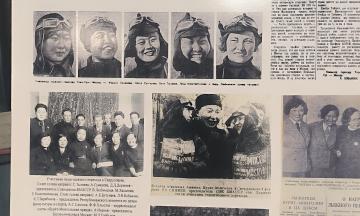 Выставка «По маршруту «Улан-Удэ – Москва», посвященная  пешелыжному переходу в СССР, совершенному бурятскими лыжницами