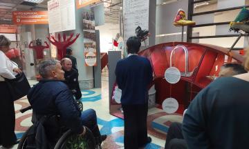 Участники Первого в Бурятии Фестиваля культуры и спорта для семей ветеранов СВО с инвалидностью «Урагшаа» побывали в Художественном музее им. Ц.С. Сампилова