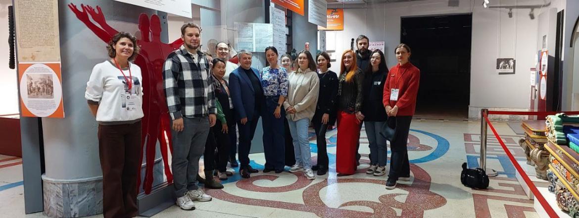 Участники практикума «Проектный компас» стали гостями Национального музея Республики Бурятия.